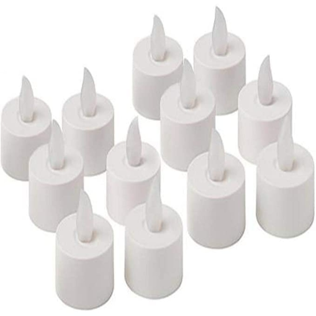VERVENIX LED Tea Light Candles (Pack of 24) – Battery-Operated Flameless & Smokeless Decorative Lights for Diwali, Home Temple, Pooja and Holiday Decorations - Image 3