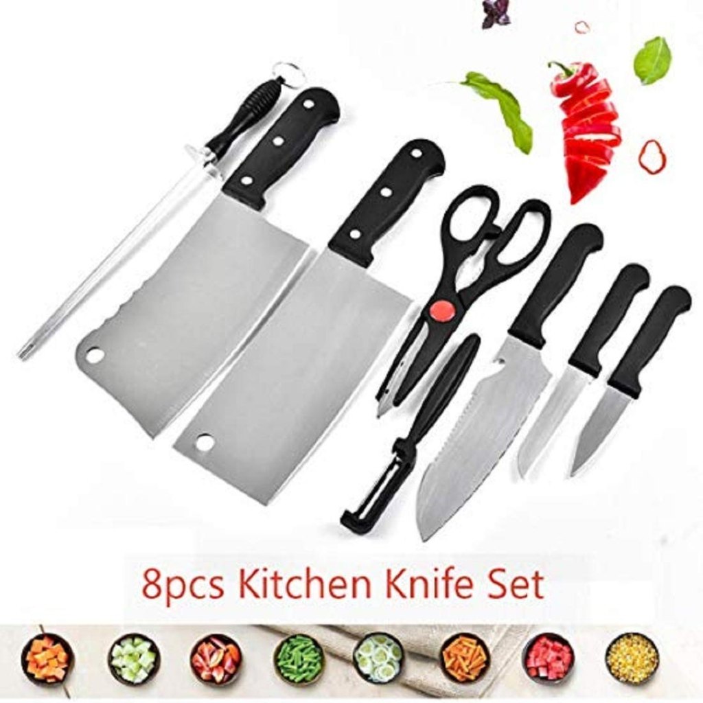 8 Piece Knife Set Stainless Steel Kitchenware