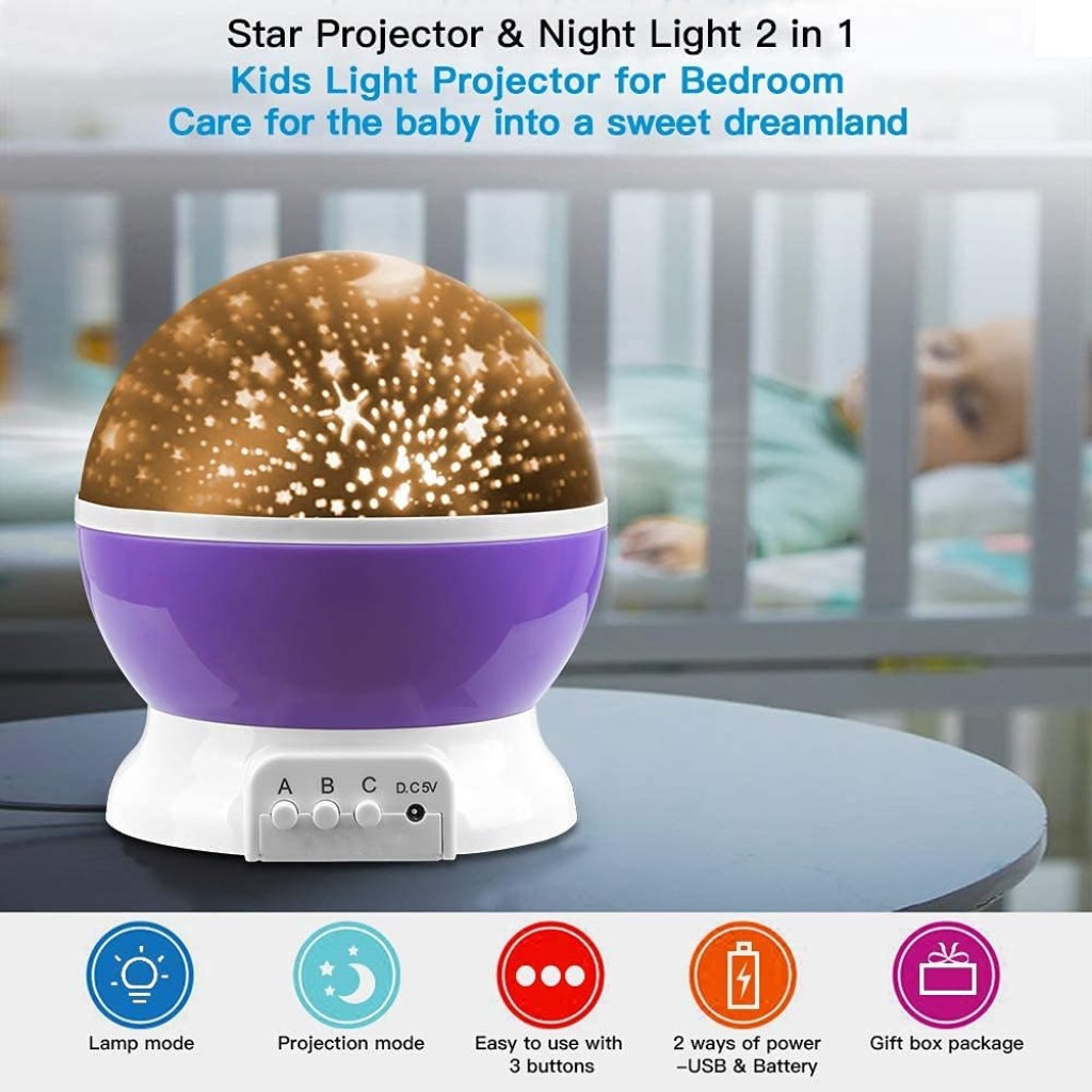 Star Master Moon Star Light Galaxy Projector Light - Image 5
