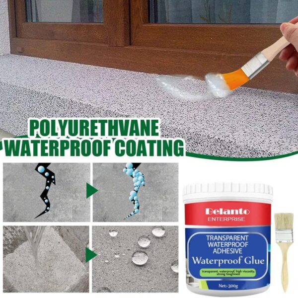 💧Buy 1 Get 1 FREE – Transparent Strong Waterproof Glue + Free Brush!🔥 - Image 7