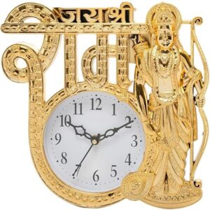 Analog Latest Stylish New Models Wall Clock with Pendulum for Home Living Room Hall Bedroom (Size Height 25 CM X Width 20 CM)